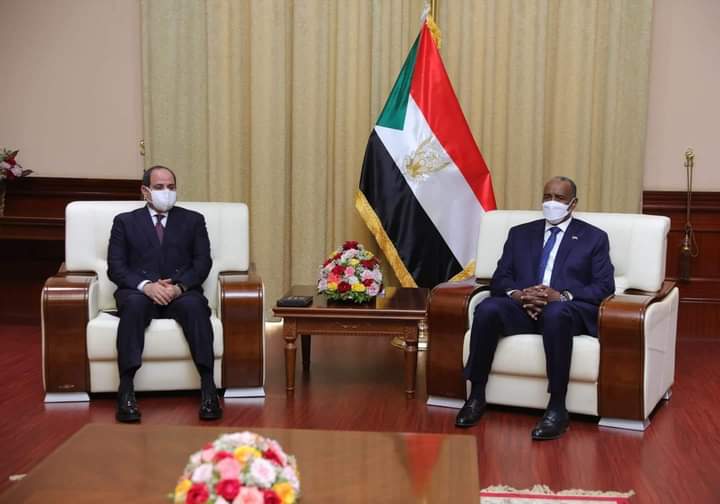 عاجل | بدء المباحثات الثنائية بين رئيس مجلس السيادة عبد الفتاح البرهان والرئيس المصري عبد الفتاح السيسي 6 IMG 20210306 WA0001