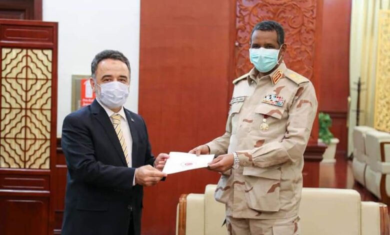 الخرطوم وانقرة .. هل ستعيد زيارة "حميدتي" العلاقات بين البلدين . 1 FB IMG 1621430901360