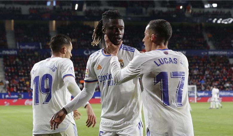نقطة اللقب تنادي ريال مدريد أمام إسبانيول 1 epa soccer 2022 04 2022 04 20 2022 04 20 09899530 epa