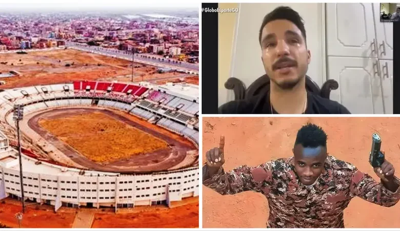 لاعب المريخ يحمل السلاح.. وبرازيلي يبكي في السودان 1 2222