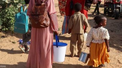 أطفال اللاجئين السودانيين
