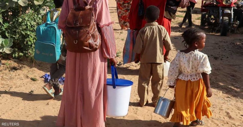 أطفال اللاجئين السودانيين