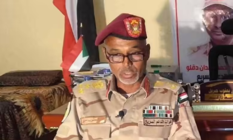 مصادر تكشف تفاصيل مصرع قائد الدعم السريع في الفاشر بكمين