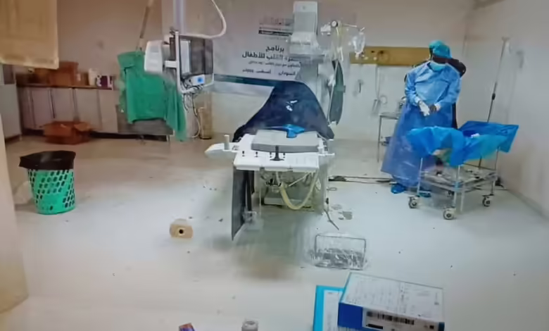 إضراب في المستشفى السعودي بالفاشر
