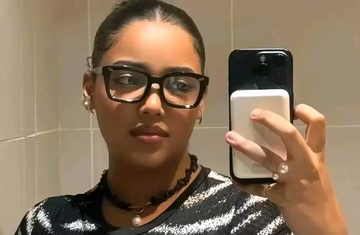 شاهد بالصورة.. إبنة الفنانة ندى القلعة تبهر المتابعين وتسحب الأضواء من والدتها 1 ندى القلعة