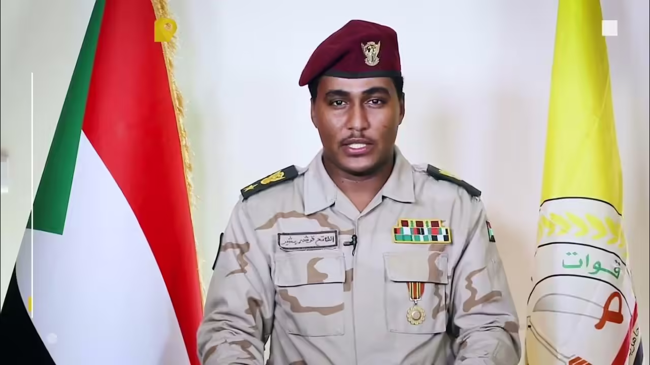 الناطق الرسمي باسم قوات الدعم السريع قرشي بشير jpg