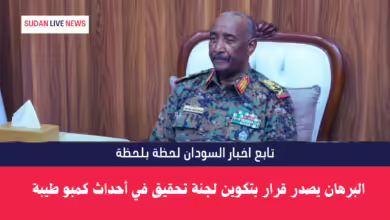 البرهان يصدر قرار بتكوين لجنة تحقيق في أحداث كمبو طيبة