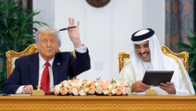 الميكروفون يلتقط ما قاله ترامب