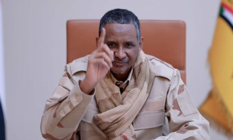 خطاب حميدتي الناري: هل السودان على أعتاب مرحلة جديدة من الصعيد العسكري ورفض السلام؟ 1 خطاب حميدتي الناري: هل السودان على أعتاب مرحلة جديدة من الصعيد العسكري ورفض السلام؟