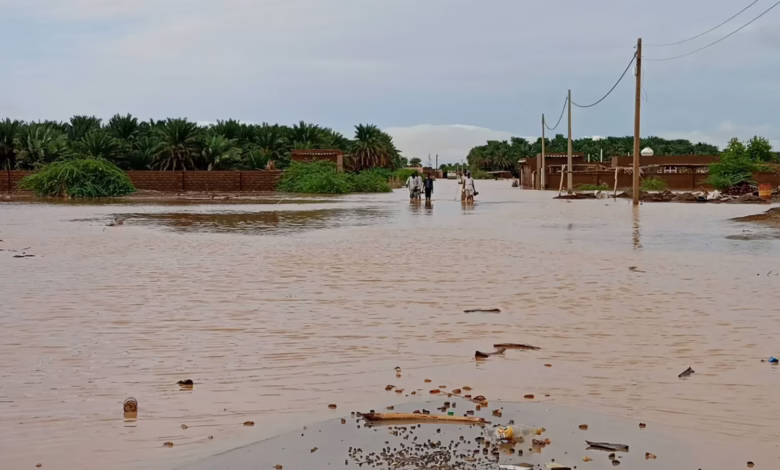 إنذار برتقالي جديد في السودان.. أمطار غزيرة وسيول ودرجات حرارة قياسية! 1 إنذار برتقالي جديد في السودان