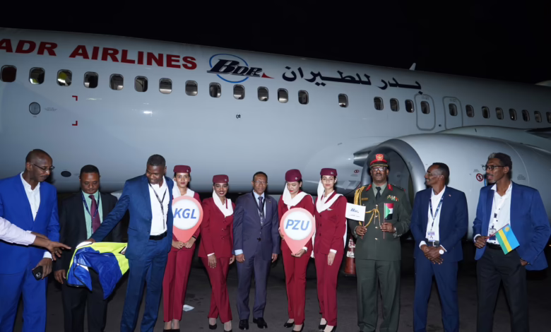 الأجنحة تربط القلوب: أول رحلة طيران مباشرة بين السودان ورواندا 1 9e8ad578 ac67 4791 a121 56a0ba85bcb6