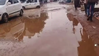 أمطار غزيرة تشل الحياة في شندي