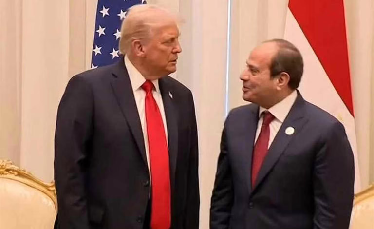 ترامب يشكر السيسي على إهدائه قلادة النيل 1 ترامب