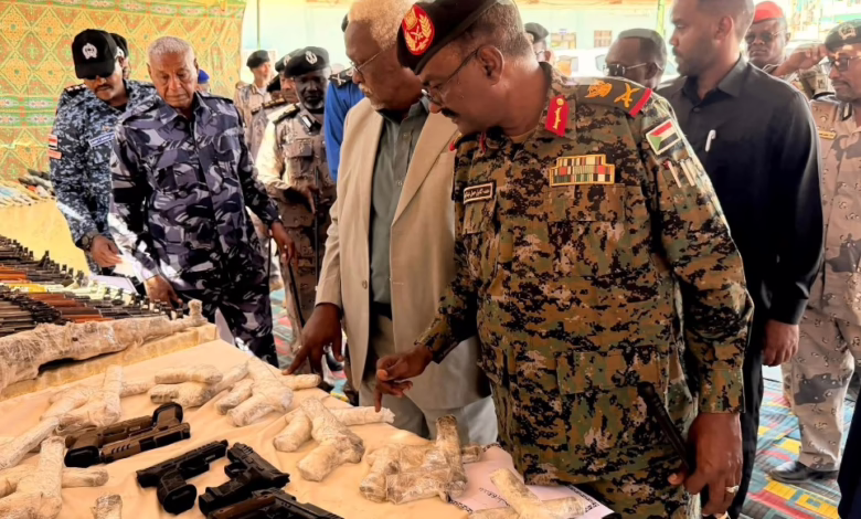 ضبط كميات من الأسلحة