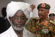 علي كرتي خلال فعالية سابقة للحركة الإسلامية السودانية