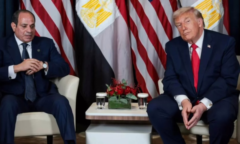 السيسي وترامب يبحثان إنهاء النزاع في السودان ودعم هدنة إنسانية