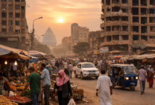 مشهد من أحد أحياء الخرطوم مع عودة السكان وسط آثار الحرب وتحديات المعيشة