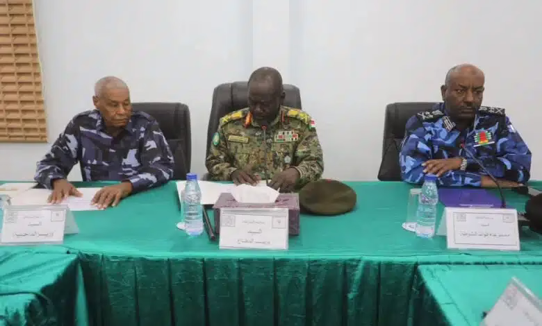 اجتماع لجنة ضبط الأمن وفرض هيبة الدولة بولاية الخرطوم
