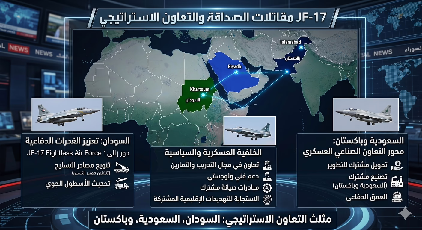 تجميد صفقة تسليح بين السودان وباكستان بدعم سعودي بسبب توترات سياسية