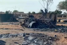حريق ضخم يدمر قرية في شمال كردفان