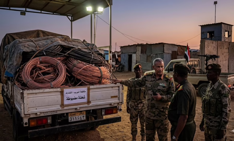 ضبط شحنتي نحاس مهرب وضباط رفيعو المستوى بالقضارف