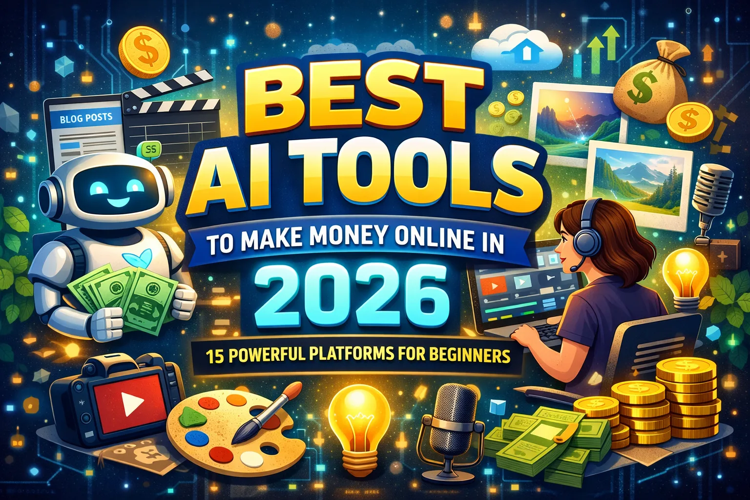 Best AI Tools to Make Money Online in 2026