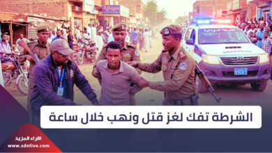 ضبط قاتل وناهب في عمليات أمنية خاطفة بالخرطوم