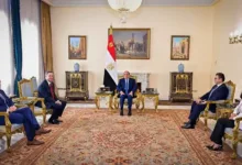 السيسي ورئيس الاستخبارات الأمريكية