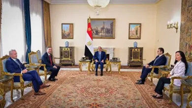السيسي ورئيس الاستخبارات الأمريكية