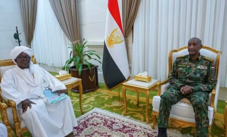 البرهان يبحث مع سلطان دار مساليت