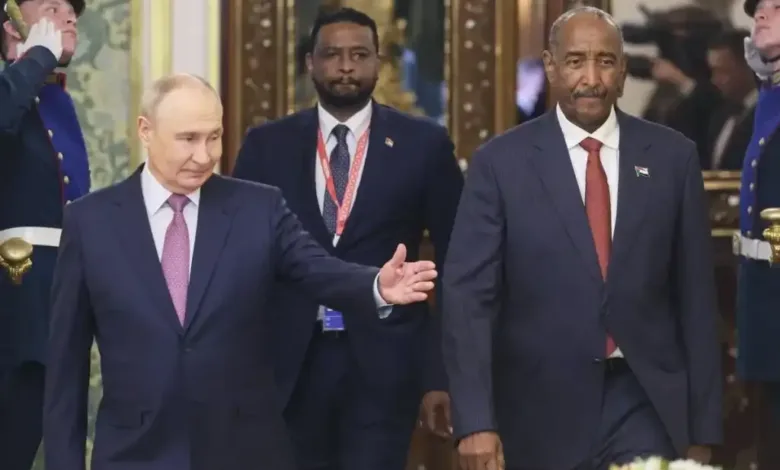 بوتين يعرض مساعدة البرهان لإنهاء الحرب