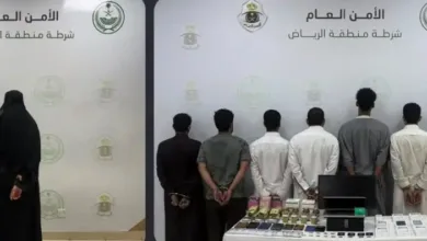 9 مقيمين سودانيين ويمنيين في قبضة شرطة الرياض